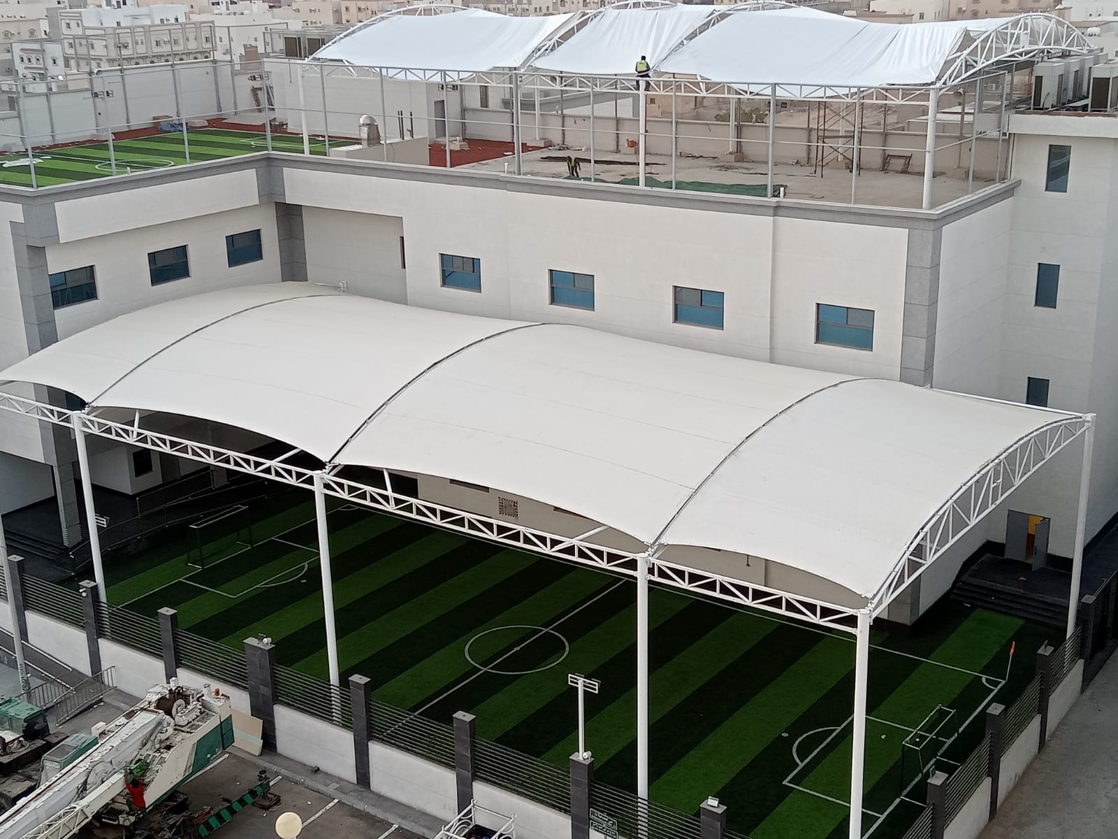 Football pitches